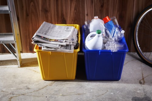 Discarded furniture items ready for disposal in Brent Cross